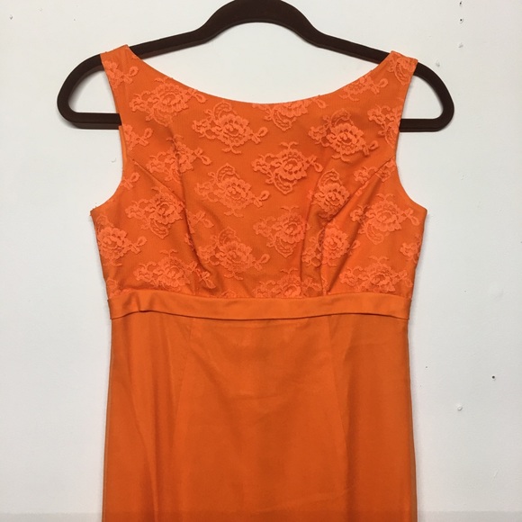 Nadine Orange Formal Maxi Dress - Picture 6 of 16